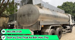 cho thuê xe bồn chở nước sinh hoạt TPHCM