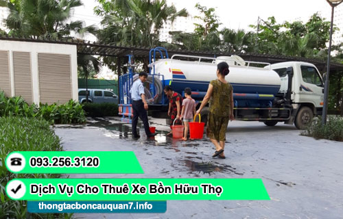 cho thuê xe bồn chở nước sinh hoạt TPHCM