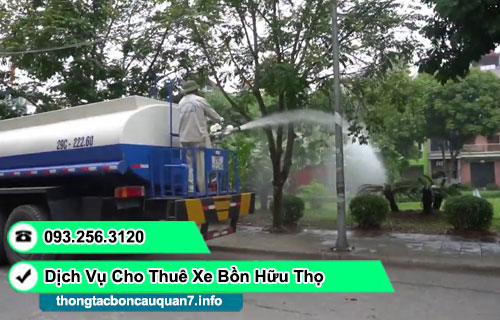 cho thuê xe bồn chở nước tưới cây TPHCM