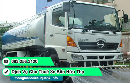 Cho thuê xe bồn tưới nước rửa đường TPHCM