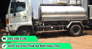 cho thuê xe bồn chở nước sạch TPHCM